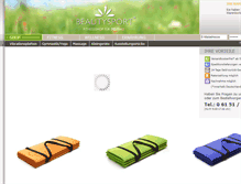 Tablet Screenshot of beautysport.de